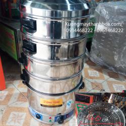 Máy Hấp Chín Bánh Bao 4 Khay